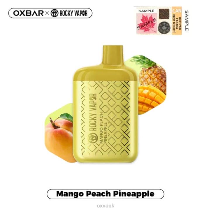 OXVA OXBAR 4500 OXVA Vape UK MANGO PEACH PINEAPPLE N6DT32