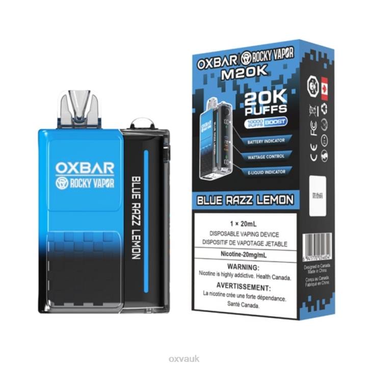 OXVA OXBAR M20K OXVA Vape UK BLUE RAZZ LEMON N6DT2