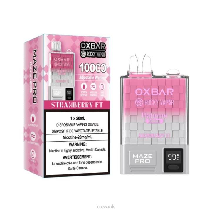 OXVA OXBAR MAZE PRO 10000 OXVA Vape Pod STRAWBERRY FT N6DT13