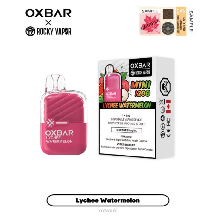OXVA OXBAR MINI 1200 OXVA UK LYCHEE WATERMELON N6DT21
