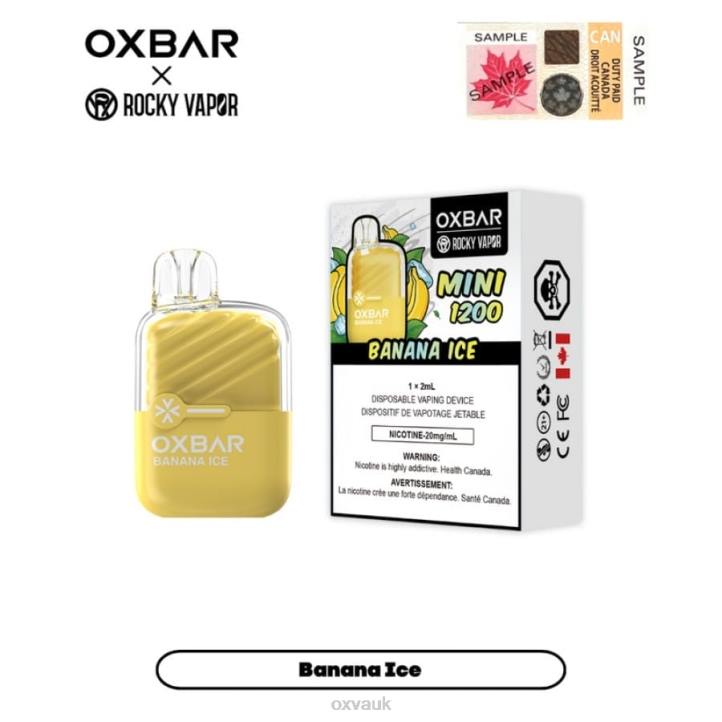 OXVA OXBAR MINI 1200 OXVA Vape Pod BANANA ICE N6DT23