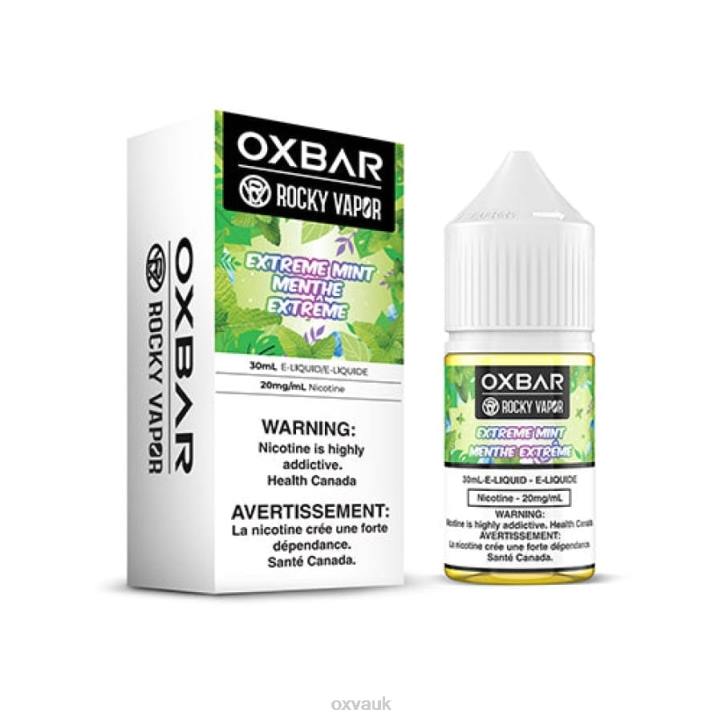 OXVA OXBAR OXVA Disposable Vape Price EXTREME MINT N6DT48 30ML SALT NIC