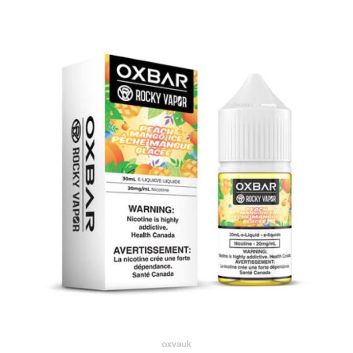OXVA OXBAR OXVA Disposable Vape Price PEACH MANGO ICE N6DT58 30ML SALT NIC