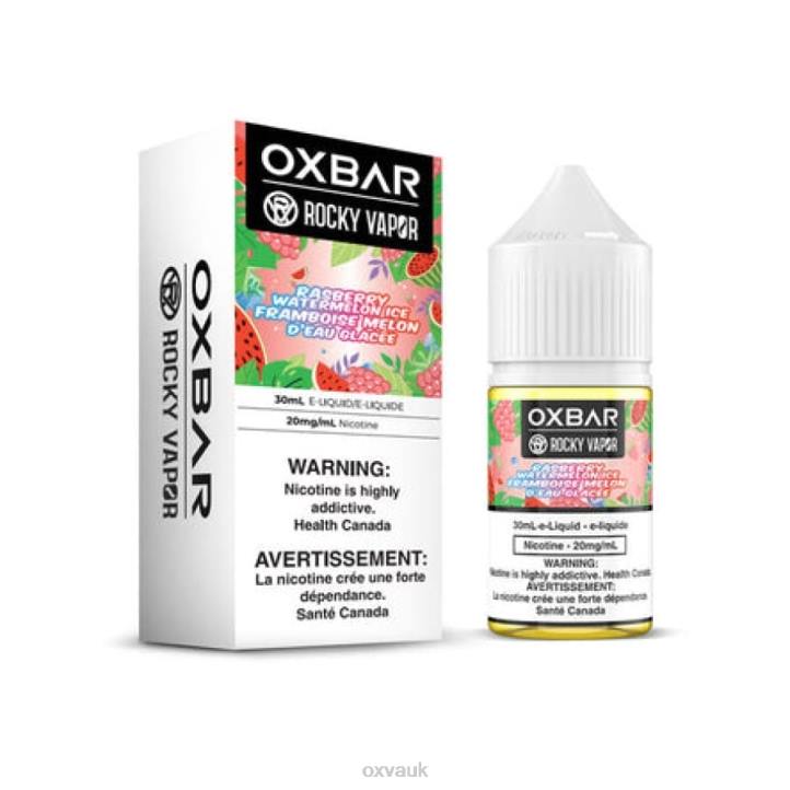 OXVA OXBAR OXVA Price RASPBERRY WATERMELON ICE N6DT59 30ML SALT NIC