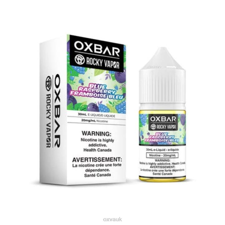 OXVA OXBAR OXVA UK BLUE RASPBERRY N6DT61 30ML SALT NIC