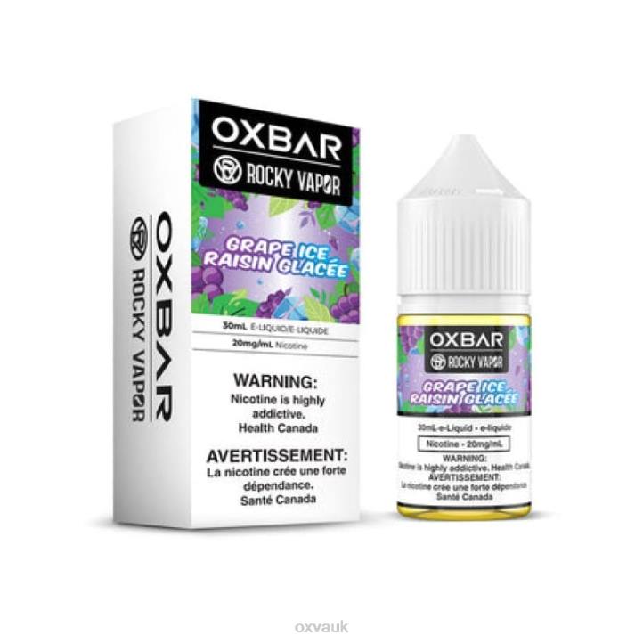 OXVA OXBAR OXVA Vape Price GRAPE ICE N6DT56 30ML SALT NIC