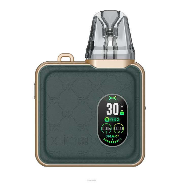OXVA XLIM SQ PRO OXVA London GREEN LEATHER N6DT85 KIT